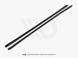 Side Skirts Diffusers compatible with Audi A6 C8