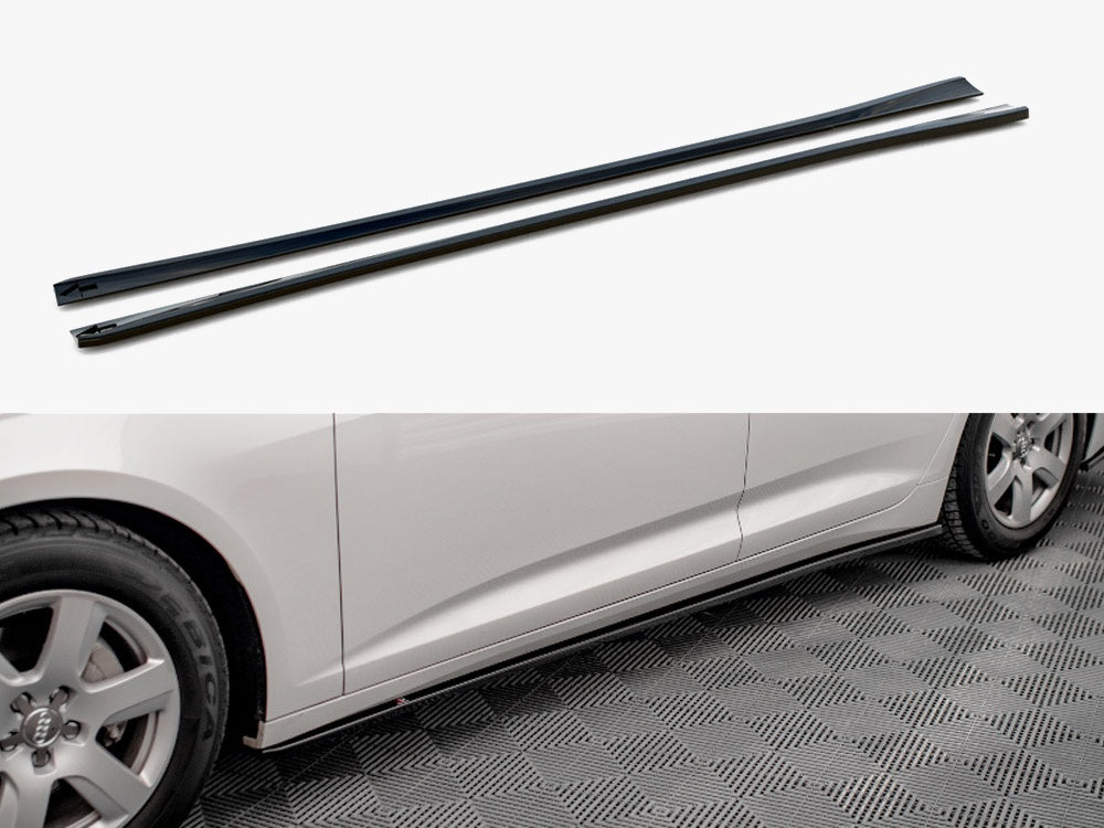 Side Skirts Diffusers compatible with Audi A6 C8