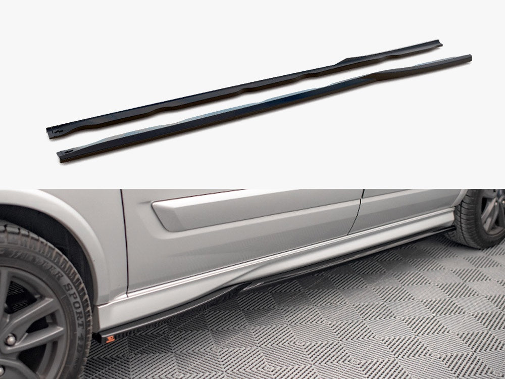 Side Skirts Diffusers compatible with Ford Transit Custom ST-Line Mk1 Facelift