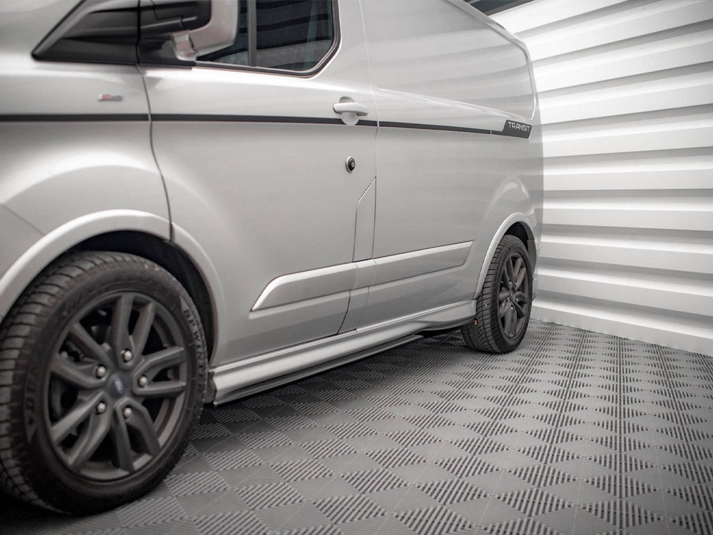 Side Skirts Diffusers compatible with Ford Transit Custom ST-Line Mk1 Facelift