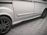 Side Skirts Diffusers compatible with Ford Transit Custom ST-Line Mk1 Facelift