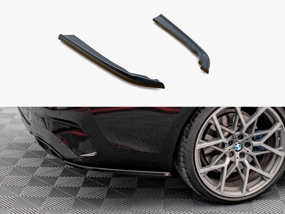 Rear Side Splitters V.4 compatible with BMW M340i G20 / G21