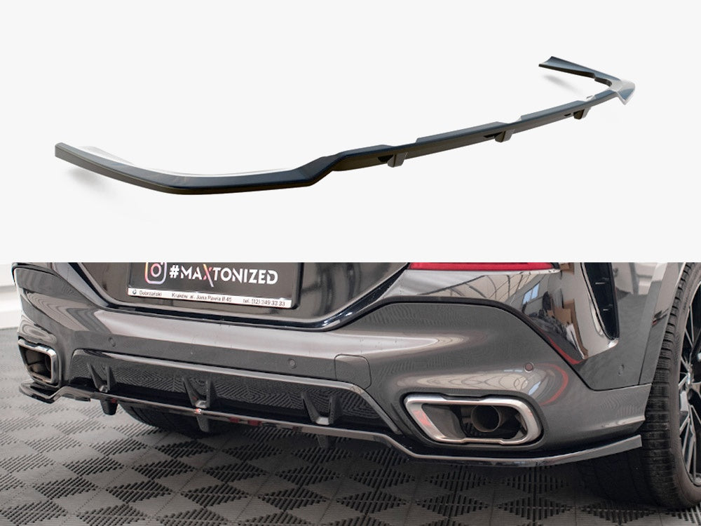 Rear Splitter (Vertical Bars) V.2 compatible with BMW X6 M-Pack G06