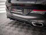 MAXTON DESIGN Central Rear Splitter (Vertical Bars) V.2 BMW X6 M-Pack G06