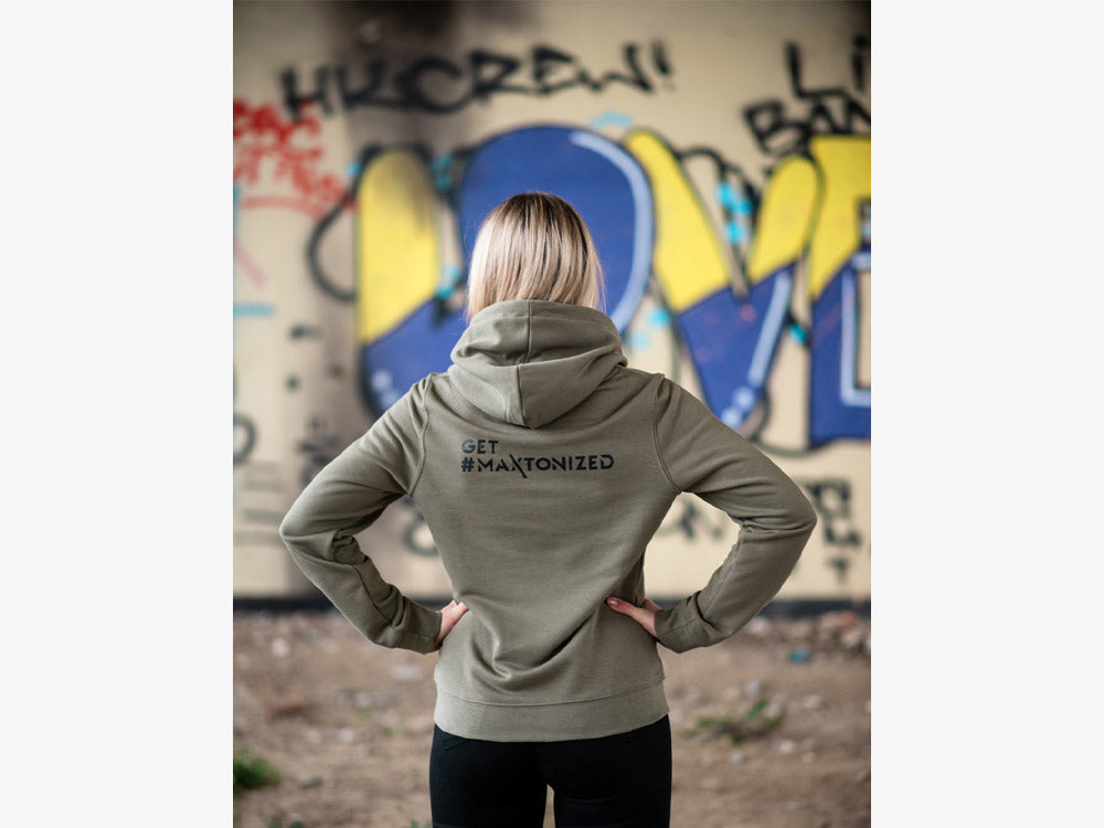 Maxton Icon Hoodie Womens - Khaki