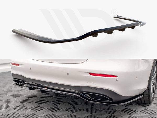 MAXTON DESIGN Central Rear Splitter (Vertical Bars) Mercedes E AMG Line W213 Facelift