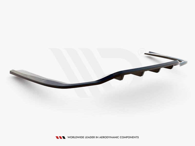 MAXTON DESIGN Central Rear Splitter (Vertical Bars) Mercedes E AMG Line W213 Facelift