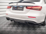 MAXTON DESIGN Central Rear Splitter (Vertical Bars) Mercedes E AMG Line W213 Facelift