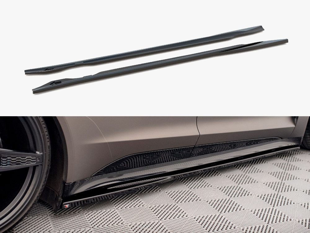 Side Skirts Diffusers V.1 compatible with Audi e-tron GT / RS GT Mk1