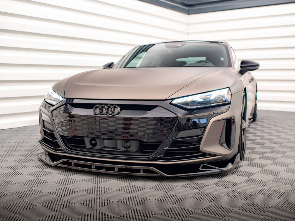 Front Splitter V.2 compatible with Audi e-tron GT / RS GT Mk1