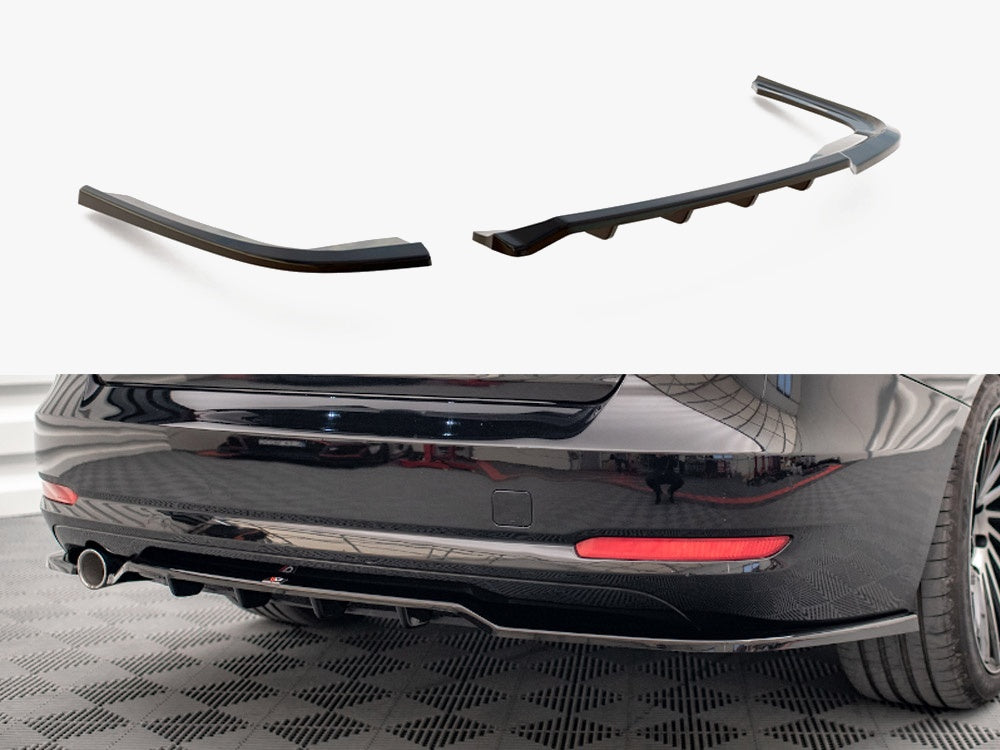 Central Rear Splitter (Vertical Bars) compatible with BMW 3 GT F34