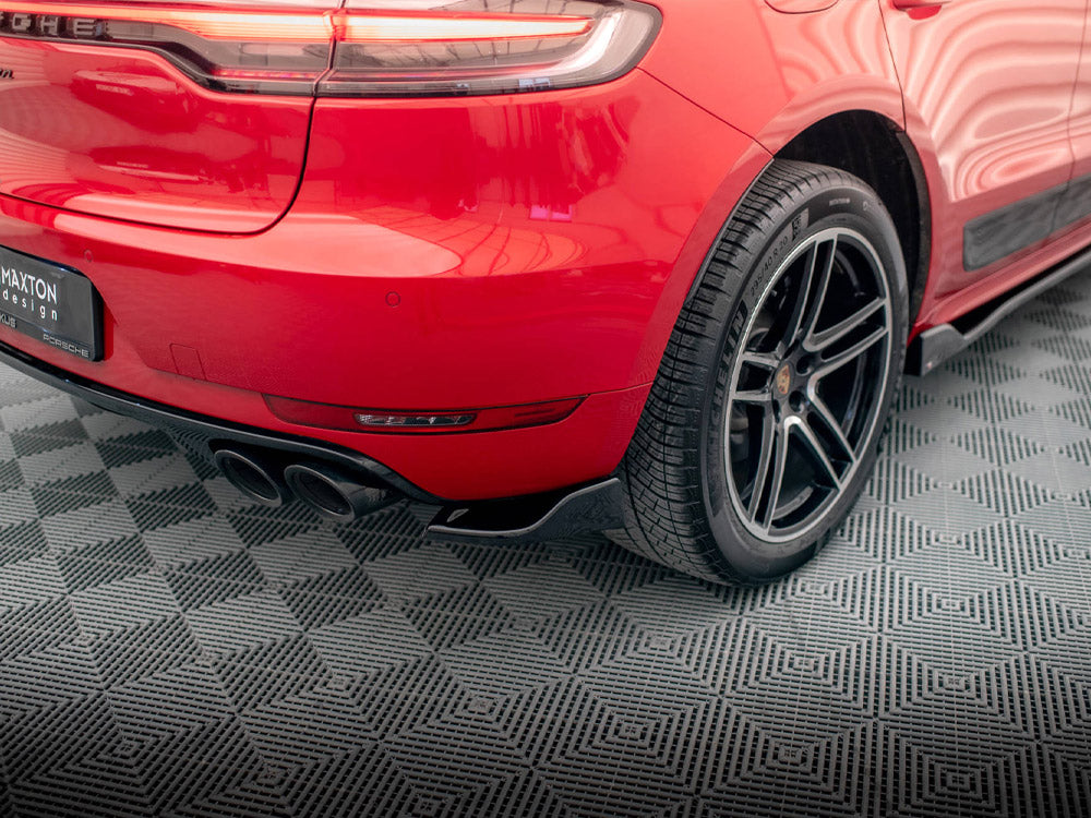 Rear Side Splitters compatible with Porsche Macan GTS / Sport Design Mk1 Facelift