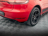 Rear Side Splitters compatible with Porsche Macan GTS / Sport Design Mk1 Facelift