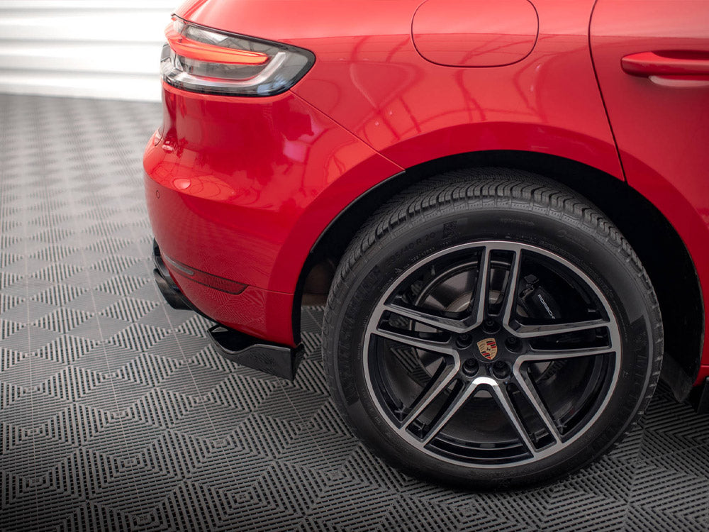 Rear Side Splitters compatible with Porsche Macan GTS / Sport Design Mk1 Facelift