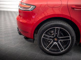 Rear Side Splitters compatible with Porsche Macan GTS / Sport Design Mk1 Facelift