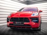 Front Splitter V.1 compatible with Porsche Macan GTS / Sport Design Mk1 Facelift