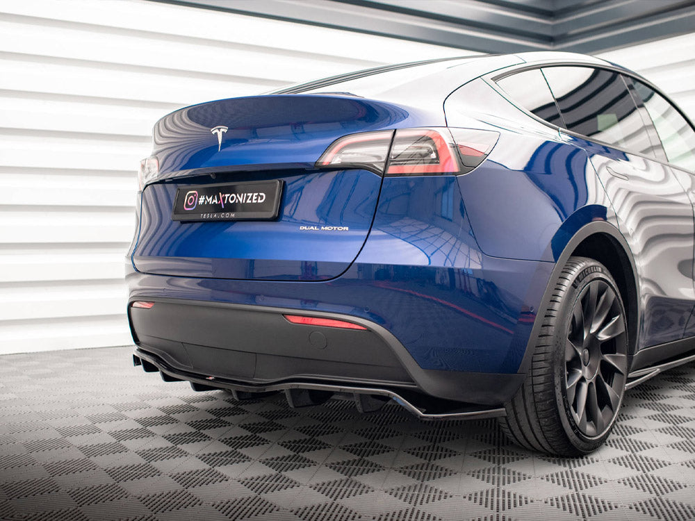 Rear Splitter (Vertical Bars) compatible with Tesla Model Y
