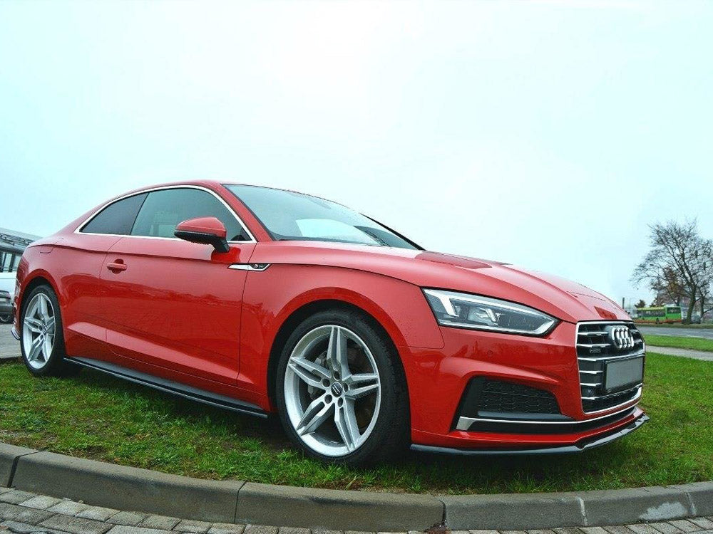 Front Splitter V.2 compatible with Audi S5 / A5 S Line F5 Coupe / Sportback (2016-)