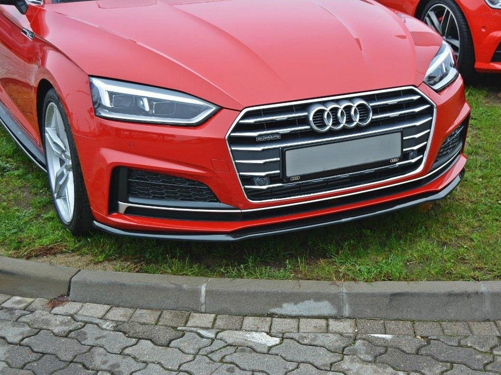 Front Splitter V.2 compatible with Audi S5 / A5 S Line F5 Coupe / Sportback (2016-)