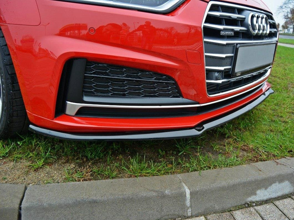 Front Splitter V.2 compatible with Audi S5 / A5 S Line F5 Coupe / Sportback (2016-)