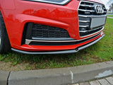 Front Splitter V.2 compatible with Audi S5 / A5 S Line F5 Coupe / Sportback (2016-)