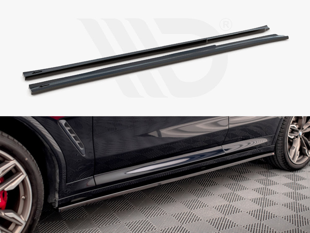 Side Skirts Diffusers V.1 BMW X3 M40d / M40i / M-Pack G01