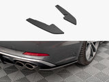 Street PRO Rear Side Splitters compatible with Audi S5 Sportback F5 - Red