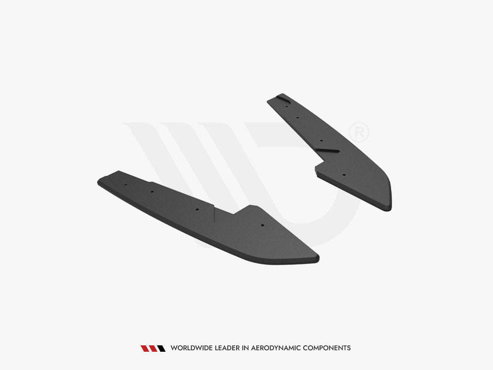 Street PRO Rear Side Splitters compatible with Audi S5 Sportback F5 - Red
