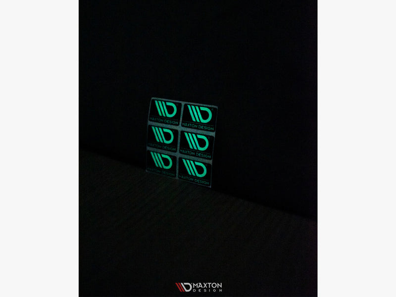 Glow in the Dark 3D gel badges (6 per pack)
