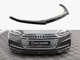 Front Splitter V.2 compatible with Audi S5 / A5 S Line F5 Coupe / Sportback (2016-)