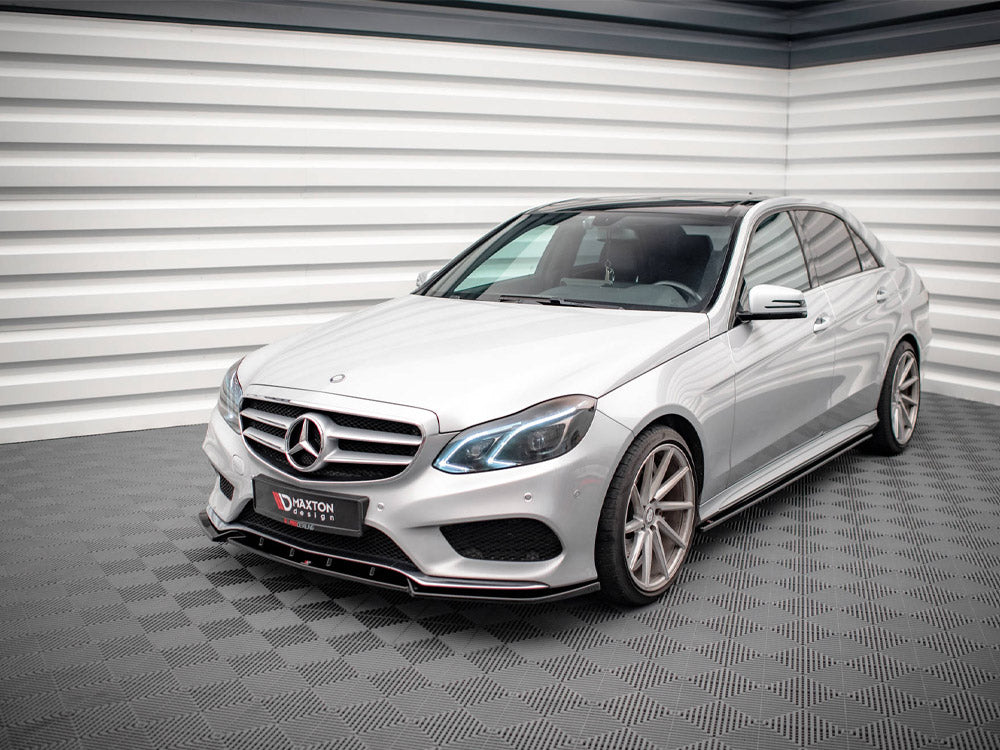 Side Skirts Diffusers compatible with Mercedes E63 AMG / AMG Line Sedan W212 Facelift