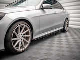 Side Skirts Diffusers compatible with Mercedes E63 AMG / AMG Line Sedan W212 Facelift