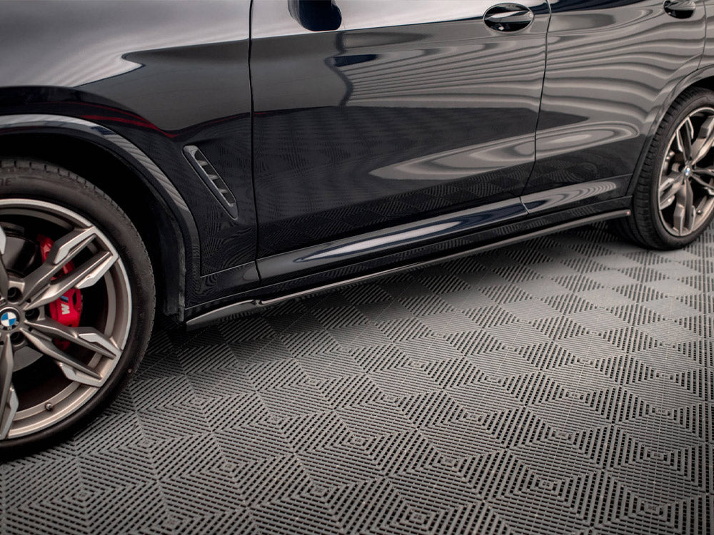 Side Skirt Diffusers V.2 compatible with BMW X3 M40d / M40i / M-Pack G01