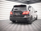 MAXTON DESIGN Central Rear Splitter (Vertical Bars) Mercedes B W246 Facelift
