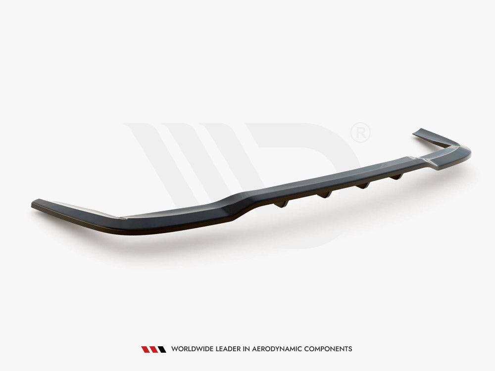 MAXTON DESIGN Central Rear Splitter (Vertical Bars) Mercedes B W246 Facelift
