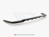 MAXTON DESIGN Central Rear Splitter (Vertical Bars) Mercedes B W246 Facelift