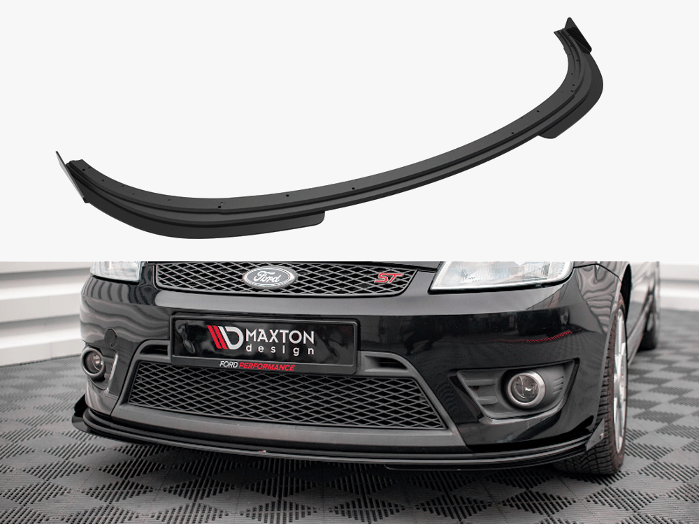 Street PRO Front Splitter V.1 + Flaps compatible with Ford Fiesta ST Mk6