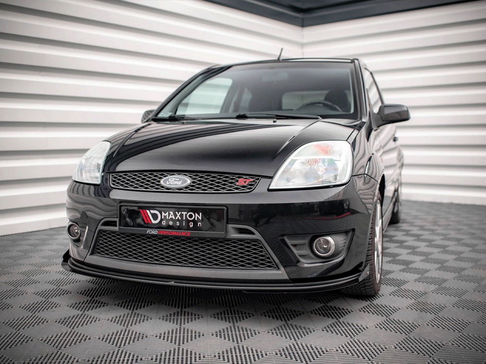 Street PRO Front Splitter V.1 + Flaps compatible with Ford Fiesta ST Mk6