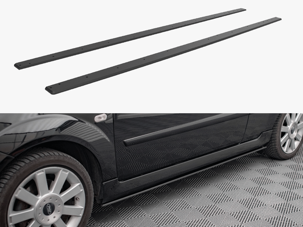 Street PRO Side Skirts Diffusers compatible with Ford Fiesta ST Mk6