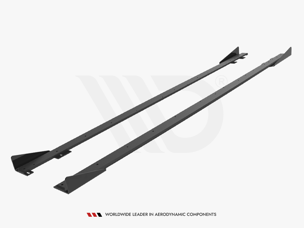 Street PRO Side Skirts Diffusers + Flaps Ford Fiesta ST Mk6