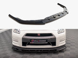 Front Splitter compatible with Nissan GT-R R35 1st Facelift