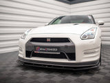 Front Splitter compatible with Nissan GT-R R35 1st Facelift