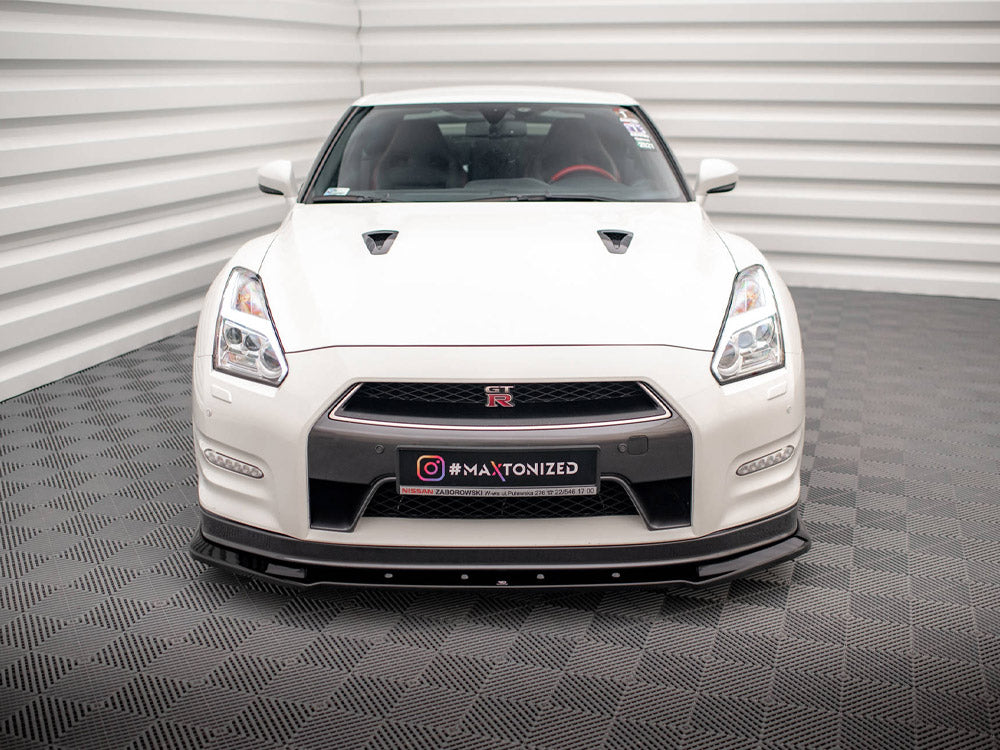 Front Splitter compatible with Nissan GT-R R35 1st Facelift