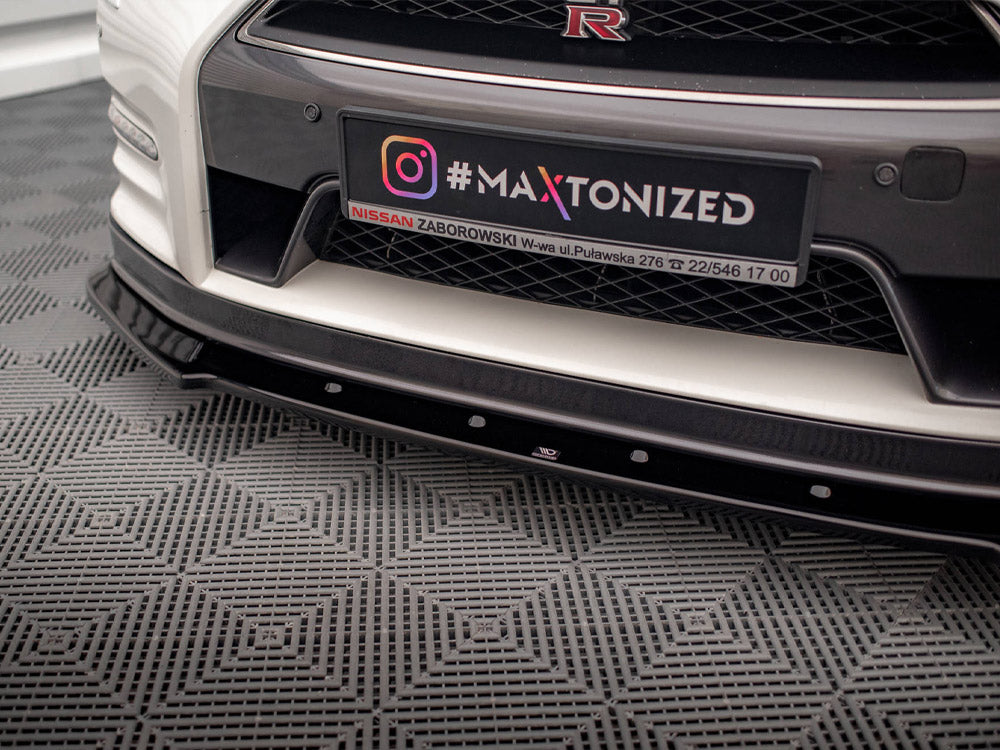 Front Splitter compatible with Nissan GT-R R35 1st Facelift