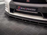 Front Splitter compatible with Nissan GT-R R35 1st Facelift