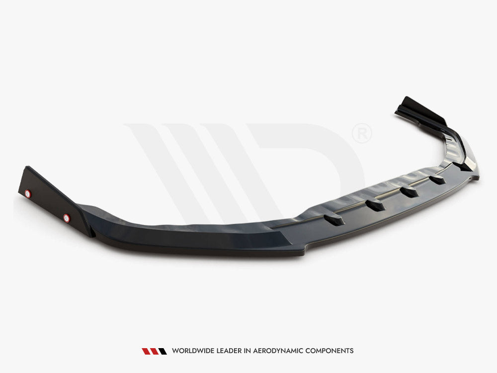 MAXTON DESIGN Front Splitter + Flaps Nissan GTR R35 Facelift