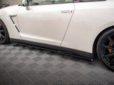 Side Skirts Diffusers compatible with Nissan GT-R R35 1st Facelift