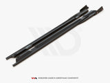 Side Skirts Diffusers + Flaps compatible with Nissan GT-R R35 1st Facelift