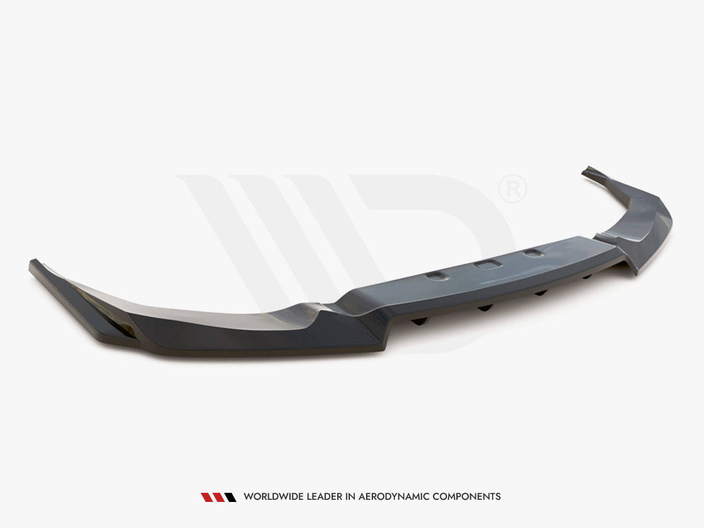 MAXTON DESIGN Central Rear Splitter (Vertical Bars) Nissan GTR R35 Facelift