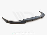 MAXTON DESIGN Central Rear Splitter (Vertical Bars) Nissan GTR R35 Facelift